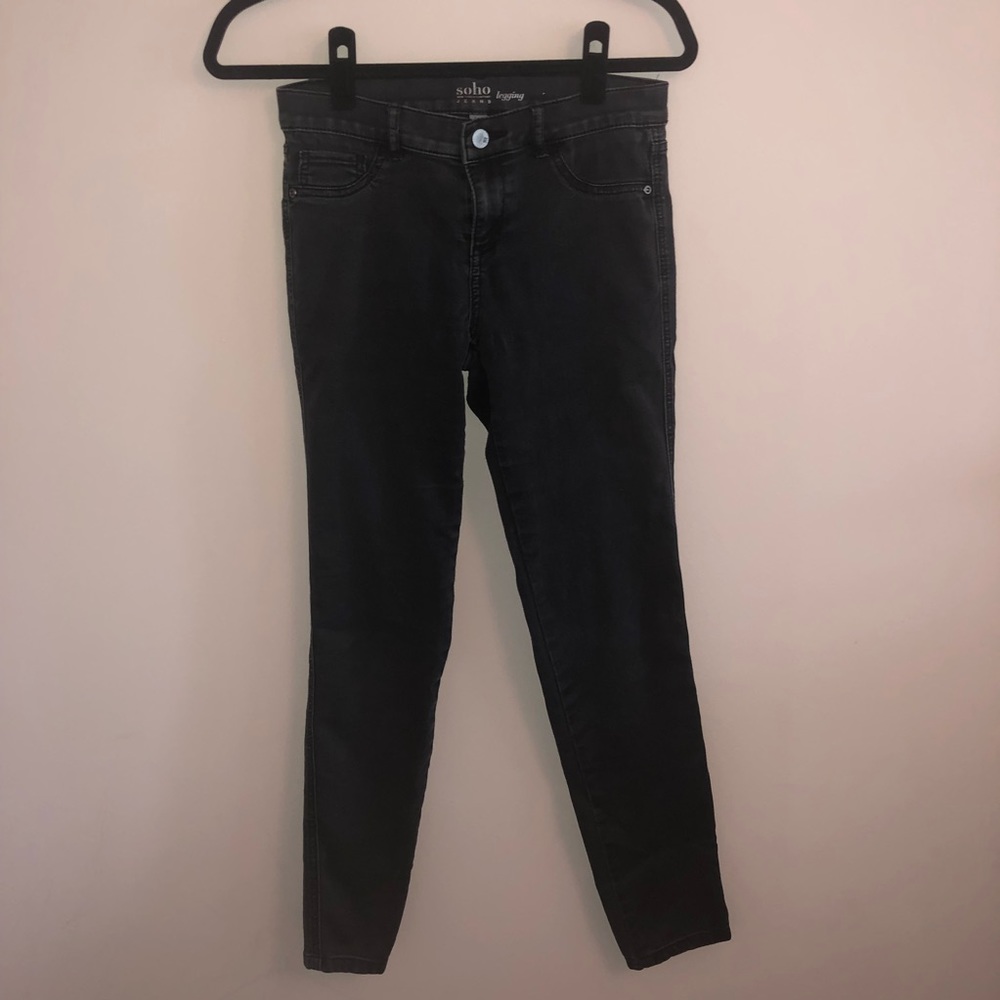Black/ Grey Jeggings